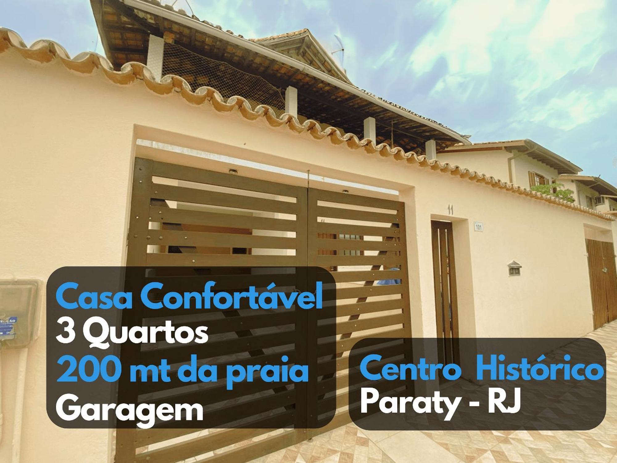 Casa Familia Com Ar Vaga Praia Do Centro Paraty Eksteriør billede